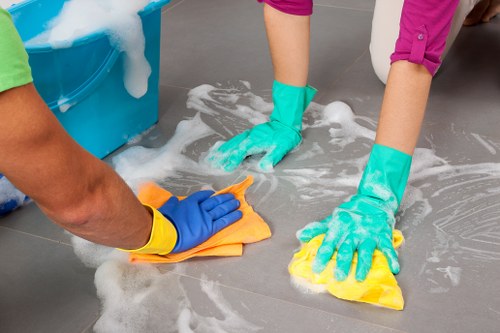 Professional sofa cleaning in Collierswood removing dirt from a fabric sofa
