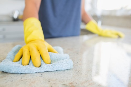 Experienced cleaner in Collierswood maintaining an office space